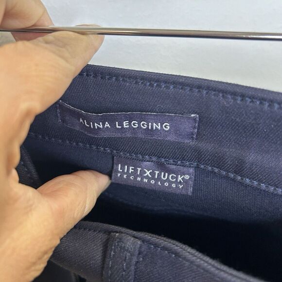 NYDJ legging pants size8‎ Blue Navy - Picture 2 of 7